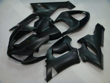 Affordable 2005-2006 Matte Black Kawasaki ZX6R Bike Fairing UK