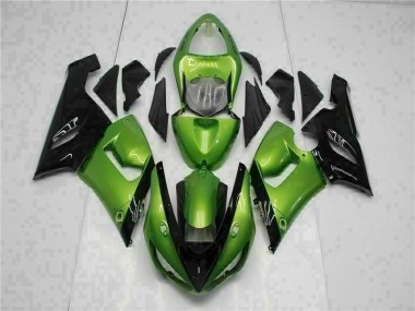 Affordable 2005-2006 Green Kawasaki ZX6R Motorcycle Bodywork UK
