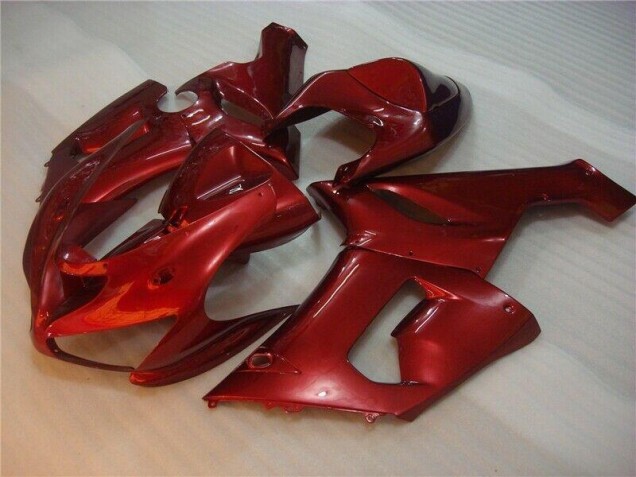 Affordable 2005-2006 Red Kawasaki ZX6R Bike Fairing UK Affordable 2005-2006 Red Kawasaki ZX6R Bike Fairing UK