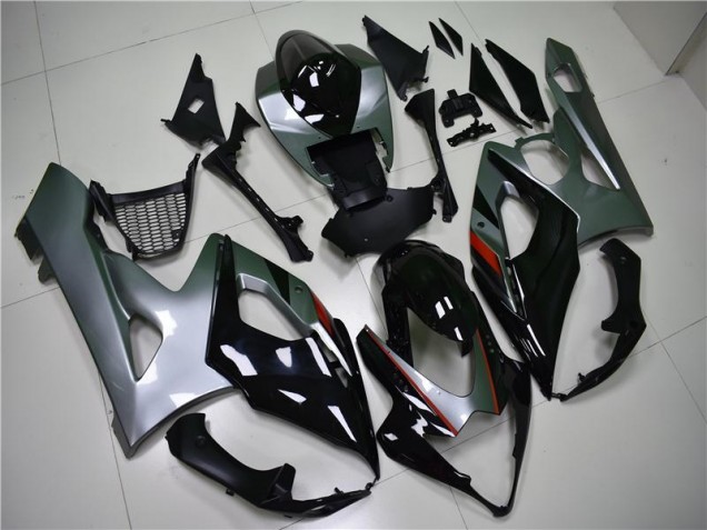 Affordable 2005-2006 Black Silver Suzuki GSXR 1000 Motorcycle Fairing Kit UK Affordable 2005-2006 Black Silver Suzuki GSXR 1000 Motorcycle Fairing Kit UK