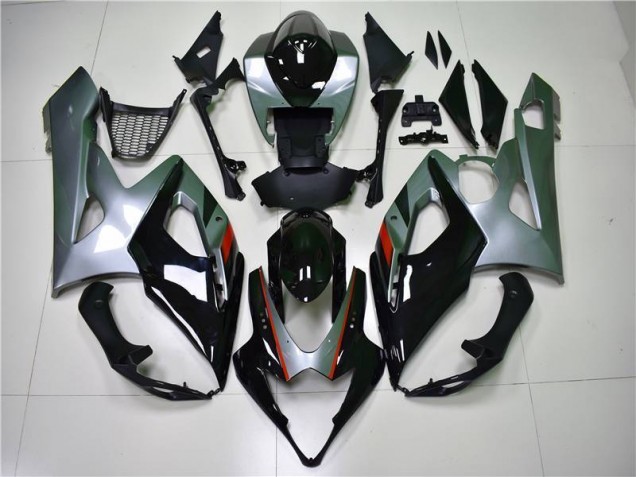 Affordable 2005-2006 Black Silver Suzuki GSXR 1000 Motorcycle Fairing Kit UK Affordable 2005-2006 Black Silver Suzuki GSXR 1000 Motorcycle Fairing Kit UK