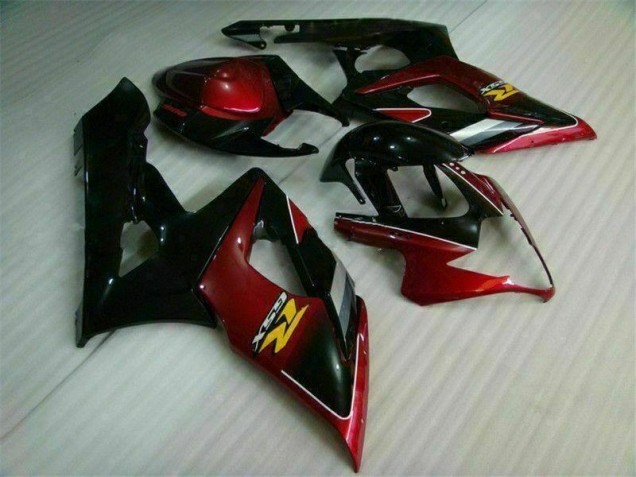 Affordable 2005-2006 Red Black Suzuki GSXR 1000 Bike Fairing Kit UK Affordable 2005-2006 Red Black Suzuki GSXR 1000 Bike Fairing Kit UK