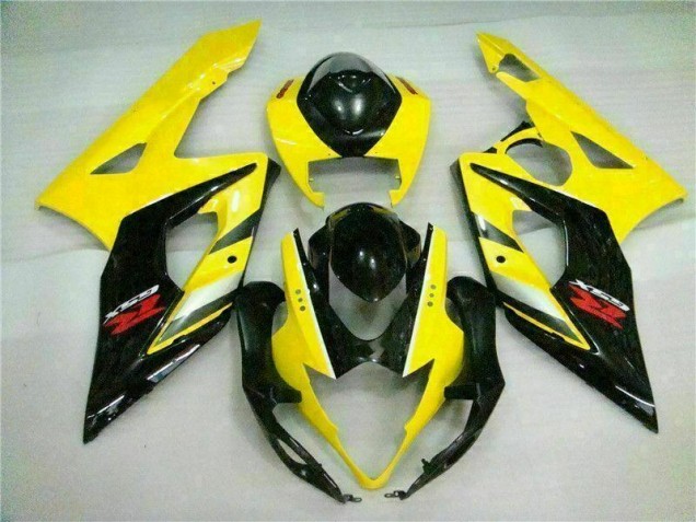 Affordable 2005-2006 Yellow Black Suzuki GSXR 1000 Motorcycle Fairings Kits UK Affordable 2005-2006 Yellow Black Suzuki GSXR 1000 Motorcycle Fairings Kits UK