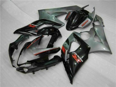 Affordable 2005-2006 Grey Black Suzuki GSXR 1000 Motorcyle Fairings UK