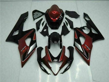 Affordable 2005-2006 Red Black Suzuki GSXR 1000 Motorbike Fairings UK