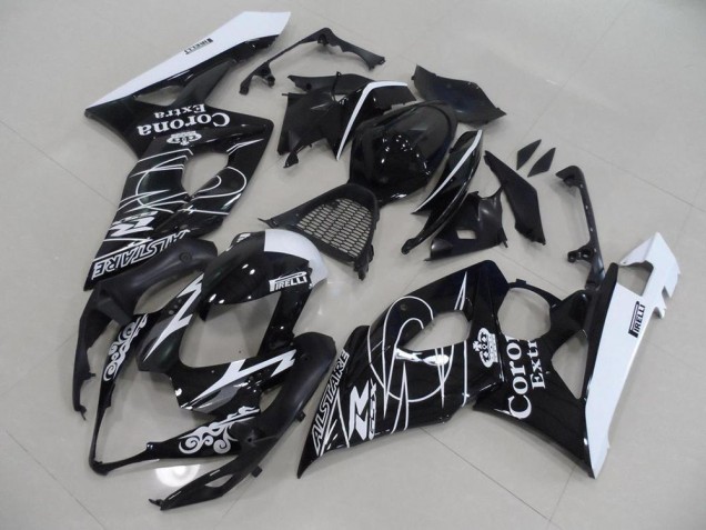 Affordable 2005-2006 Black Corona Suzuki GSXR 1000 Bike Fairing Kit UK