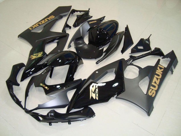 Affordable 2005-2006 Black with Gold Decals Suzuki GSXR 1000 Motorcylce Fairings UK Affordable 2005-2006 Black with Gold Decals Suzuki GSXR 1000 Motorcylce Fairings UK