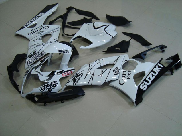 Affordable 2005-2006 White Corona Suzuki GSXR 1000 Motorcycle Replacement Fairings UK