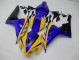 Affordable 2006-2007 Yellow Blue Honda CBR1000RR Replacement Motorcycle Fairings UK