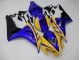 Affordable 2006-2007 Yellow Blue Honda CBR1000RR Replacement Motorcycle Fairings UK