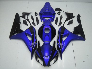 Affordable 2006-2007 Blue Black Honda CBR1000RR Moto Fairings UK