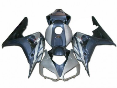 Affordable 2006-2007 Silver Honda CBR1000RR Motorcycle Fairing Kit UK
