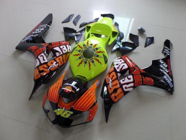 Affordable 2006-2007 Fluro Rossi Honda CBR1000RR Bike Fairings UK