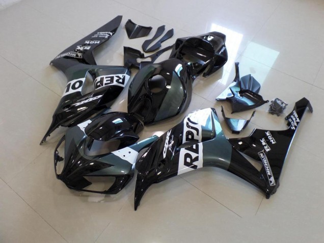 Affordable 2006-2007 Grey Black Repsol Honda CBR1000RR Motorbike Fairing Kits UK Affordable 2006-2007 Grey Black Repsol Honda CBR1000RR Motorbike Fairing Kits UK
