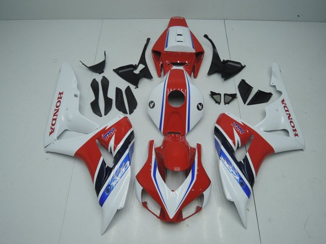 Affordable 2006-2007 Red White Blue HRC Honda CBR1000RR Motorcycle Replacement Fairings UK Affordable 2006-2007 Red White Blue HRC Honda CBR1000RR Motorcycle Replacement Fairings UK