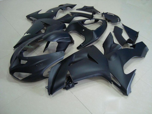Affordable 2006-2007 Matte Black Kawasaki ZX10R Motorcycle Fairing Kit UK Affordable 2006-2007 Matte Black Kawasaki ZX10R Motorcycle Fairing Kit UK