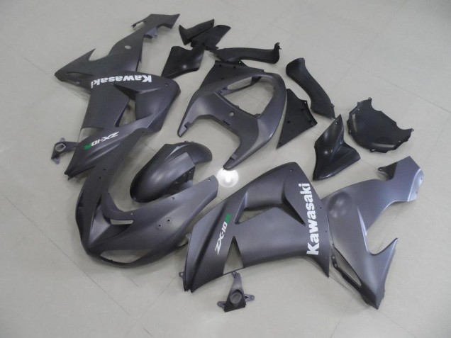 Affordable 2006-2007 Grey with White Decals Kawasaki ZX10R Motor Bike Fairings UK Affordable 2006-2007 Grey with White Decals Kawasaki ZX10R Motor Bike Fairings UK