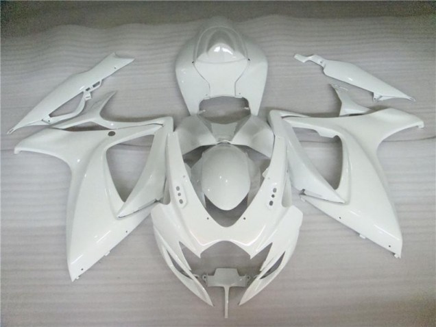 Affordable 2006-2007 Pearl White Suzuki GSXR 600/750 Motorbike Fairing UK Affordable 2006-2007 Pearl White Suzuki GSXR 600/750 Motorbike Fairing UK