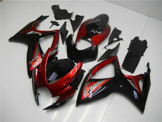 Affordable 2006-2007 Red Black Suzuki GSXR 600/750 Motor Bike Fairings UK Affordable 2006-2007 Red Black Suzuki GSXR 600/750 Motor Bike Fairings UK