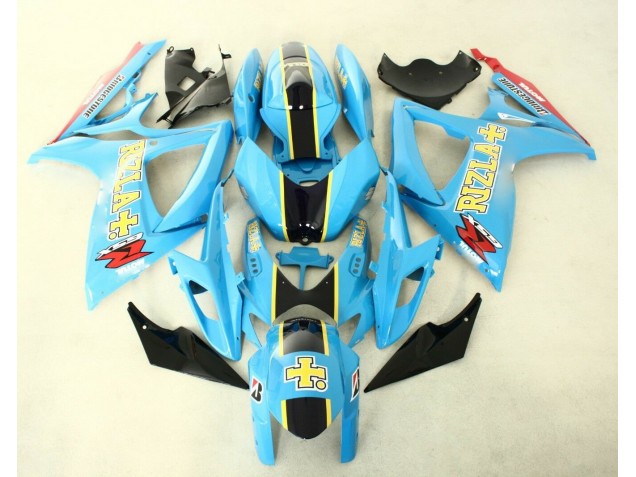 Affordable 2006-2007 Blue Black Suzuki GSXR 600/750 Replacement Fairings UK Affordable 2006-2007 Blue Black Suzuki GSXR 600/750 Replacement Fairings UK