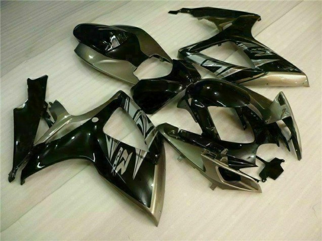 Affordable 2006-2007 Black Grey Suzuki GSXR 600/750 Motorcycle Fairing Kits UK Affordable 2006-2007 Black Grey Suzuki GSXR 600/750 Motorcycle Fairing Kits UK
