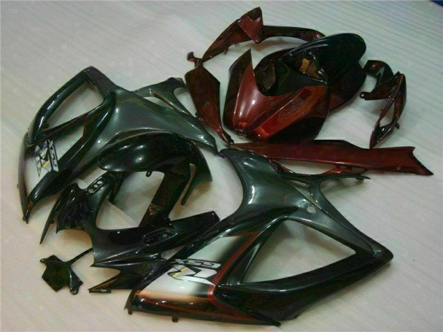 Affordable 2006-2007 Black Red Suzuki GSXR 600/750 Motorcycle Fairings UK Affordable 2006-2007 Black Red Suzuki GSXR 600/750 Motorcycle Fairings UK