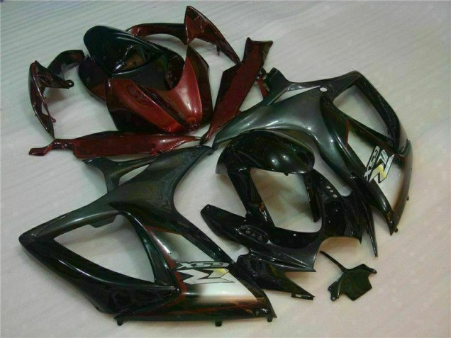 Affordable 2006-2007 Black Red Suzuki GSXR 600/750 Motorcycle Fairings UK Affordable 2006-2007 Black Red Suzuki GSXR 600/750 Motorcycle Fairings UK