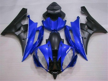 Affordable 2006-2007 Blue Black Yamaha YZF R6 Motor Fairings UK
