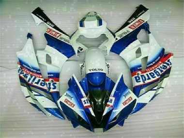Affordable 2006-2007 White Blue Yamaha YZF R6 Motorbike Fairing UK