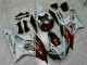 Affordable 2006-2007 Brown White Yamaha YZF R6 Motorcycle Fairing Kit UK