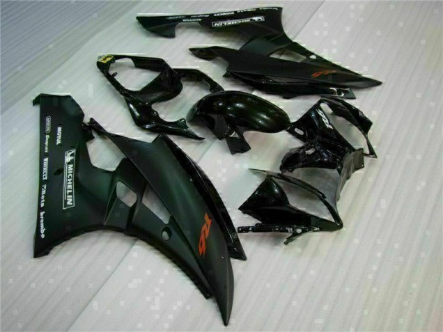 Affordable 2006-2007 Black Yamaha YZF R6 Motorbike Fairing Kits UK