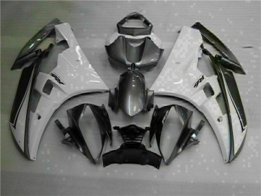 Affordable 2006-2007 White Silver Yamaha YZF R6 Moto Fairings UK