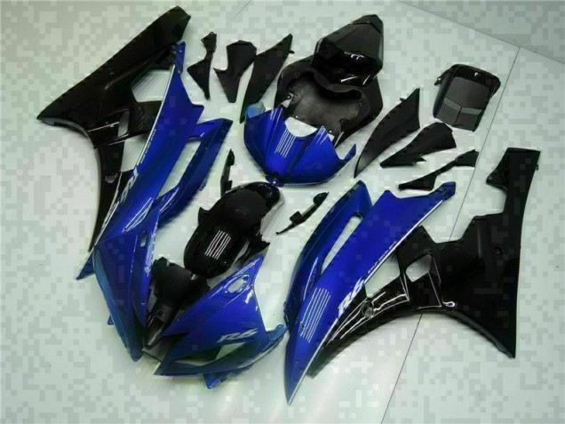 Affordable 2006-2007 Blue Black Yamaha YZF R6 Motorcycle Replacement Fairings UK