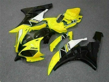 Affordable 2006-2007 Yellow Yamaha YZF R6 Bike Fairing UK