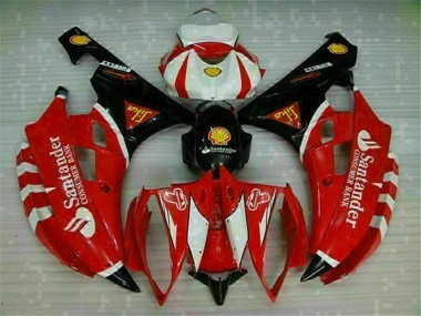 Affordable 2006-2007 Red Yamaha YZF R6 Bike Fairing Kit UK