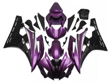 Affordable 2006-2007 Purple Black Yamaha YZF R6 Motorcylce Fairings UK