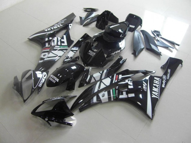 Affordable 2006-2007 Black Fiat Yamaha YZF R6 Bike Fairing UK