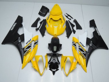 Affordable 2006-2007 Yellow OEM Style Yamaha YZF R6 Motorcycle Fairings Kits UK