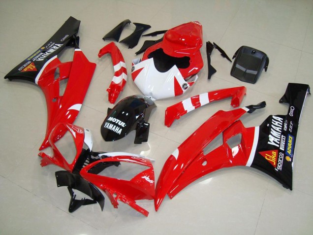 Affordable 2006-2007 Santander Yamaha YZF R6 Motorcylce Fairings UK