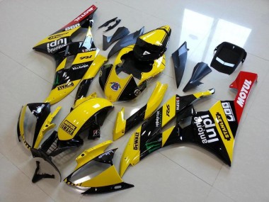 Affordable 2006-2007 Yellow Monster Lupi Yamaha YZF R6 Motorcycle Fairing Kits UK
