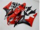 Affordable 2007-2008 Black Red Honda CBR600RR Motorcycle Fairing Kit UK