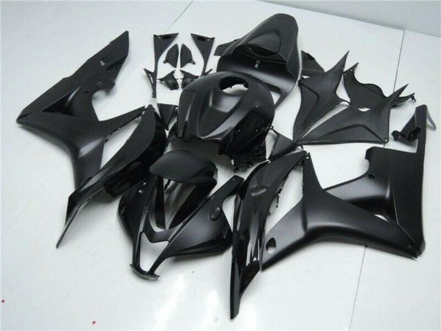 Affordable 2007-2008 Black Honda CBR600RR Bike Fairing Kit UK