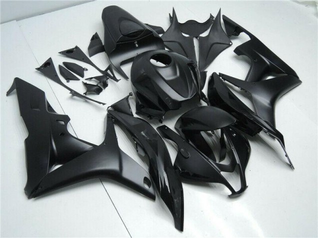 Affordable 2007-2008 Black Honda CBR600RR Bike Fairing Kit UK