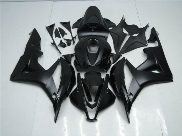 Affordable 2007-2008 Black Honda CBR600RR Bike Fairing Kit UK