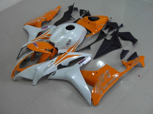 Affordable 2007-2008 Pearl White Orange Honda CBR600RR Motorcylce Fairings UK Affordable 2007-2008 Pearl White Orange Honda CBR600RR Motorcylce Fairings UK