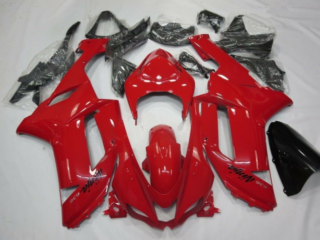 Affordable 2007-2008 Red Kawasaki ZX6R Motor Fairings UK
