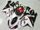 Affordable 2007-2008 White Black Red Kawasaki ZX6R Motorbike Fairings UK