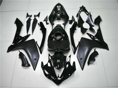 Affordable 2007-2008 Glossy Matte Black Yamaha YZF R1 Motorcycle Bodywork UK