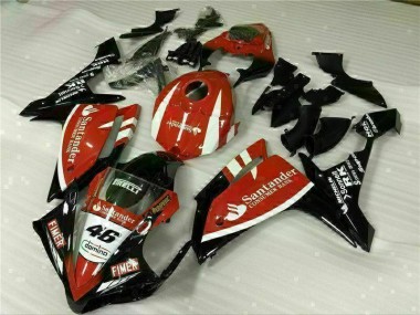 Affordable 2007-2008 Red Yamaha YZF R1 Motorcycle Fairings Kit UK
