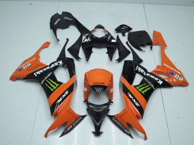 Affordable 2008-2010 Orange Monster Kawasaki ZX10R Motorbike Fairing UK